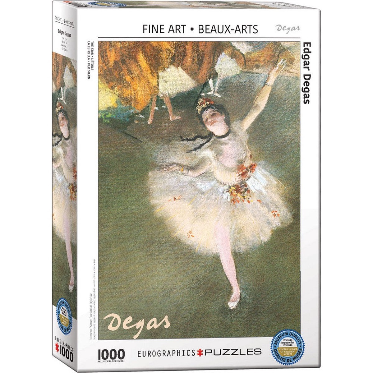 Eurographics - Degas - Ballerina 1000 Piece Puzzle