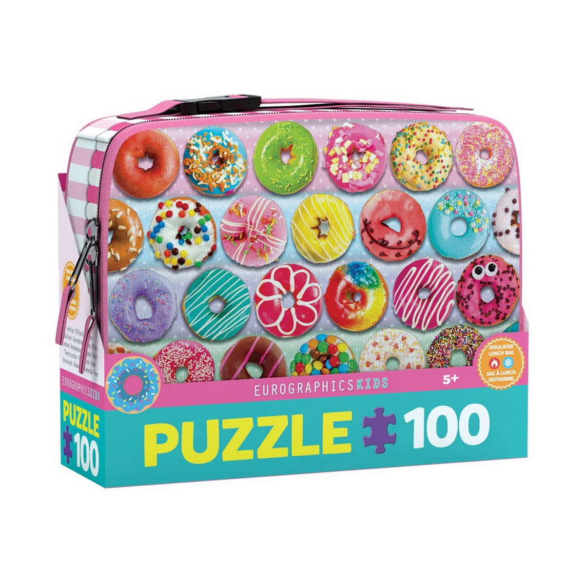 Eurographics - Donuts 100 Piece Puzzle Lunch Bag
