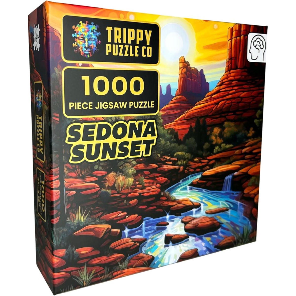 Trippy Puzzles - 1000 Piece Jigsaw Sedona Sunset