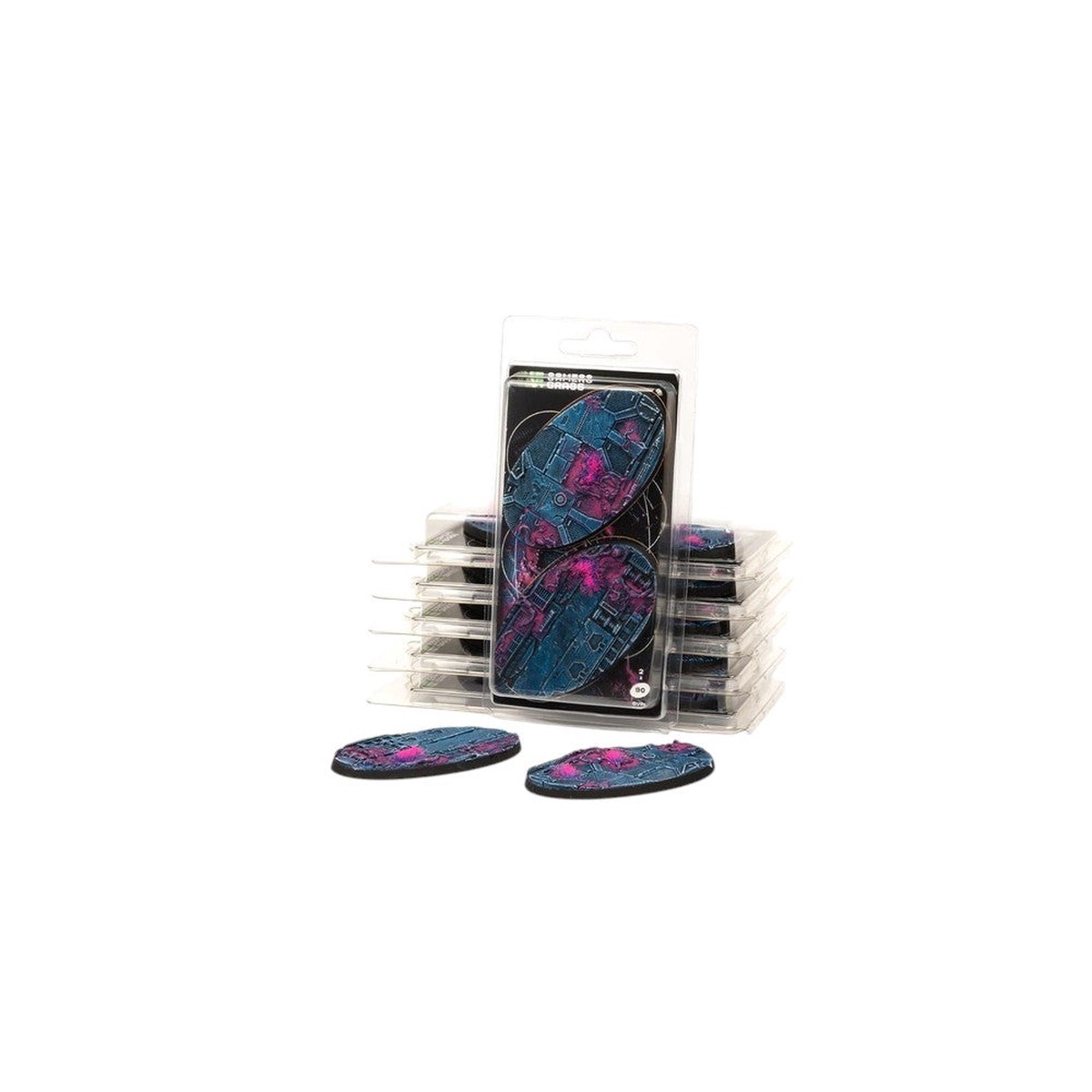Gamers Grass - Battle Ready Bases - Alien Infestation - Oval 90mm (x2)