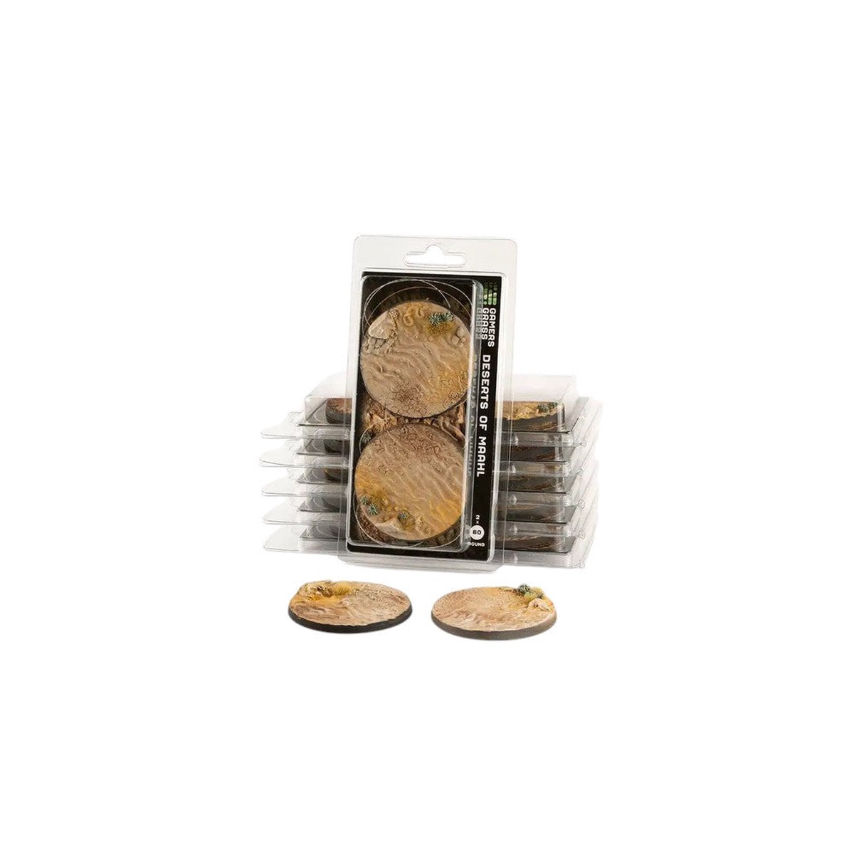 Gamers Grass - Battle Ready Bases - Deserts of Maahl - Round 60mm (x2)