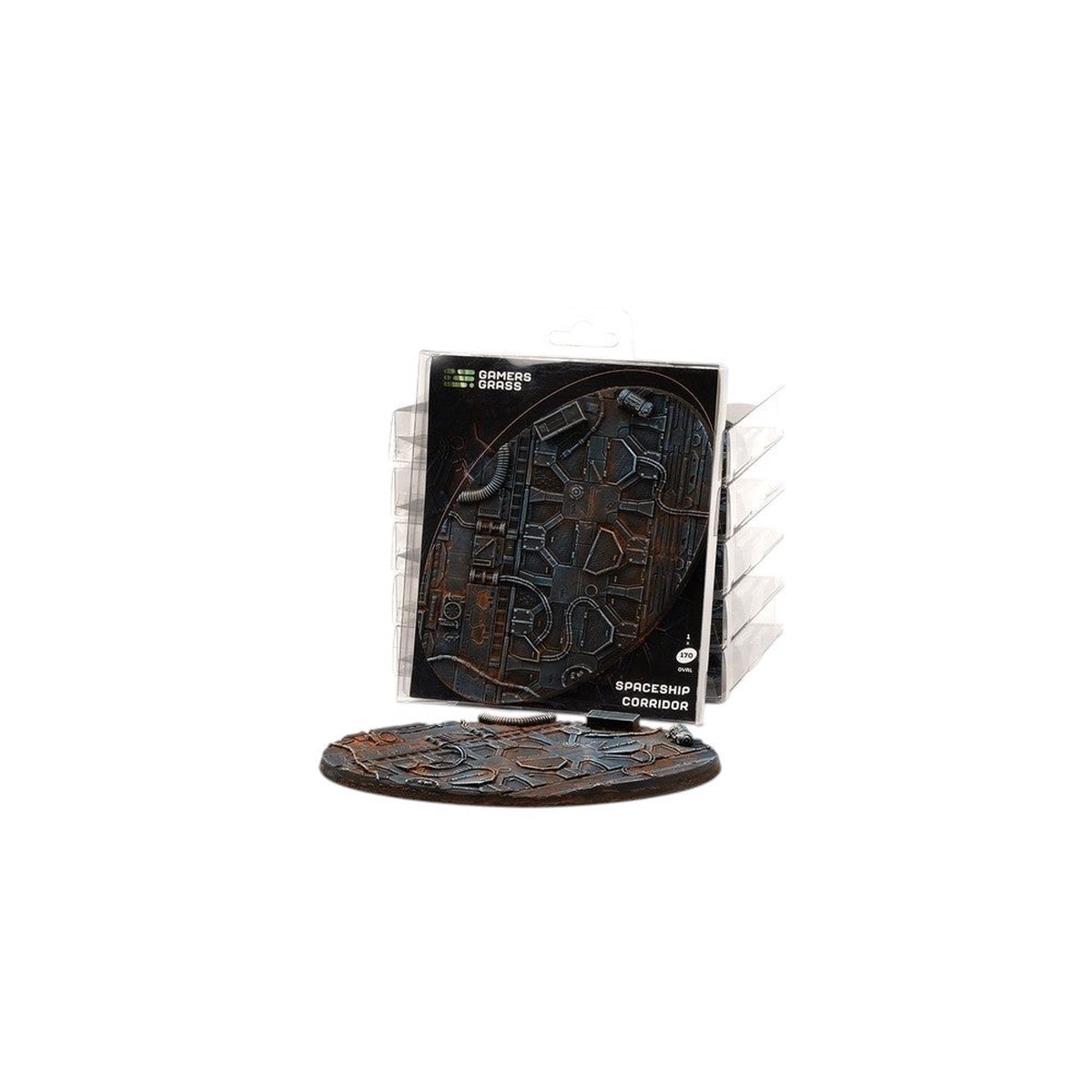 Gamers Grass - Battle Ready Bases - Spaceship Corridor - Oval 170mm (x1)