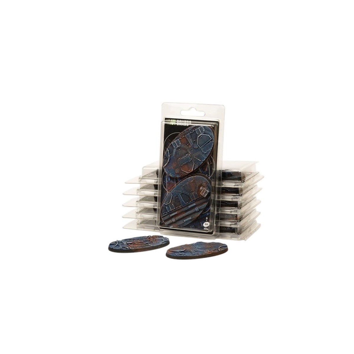 Gamers Grass - Battle Ready Bases - Spaceship Corridor - Oval 90mm (x2)