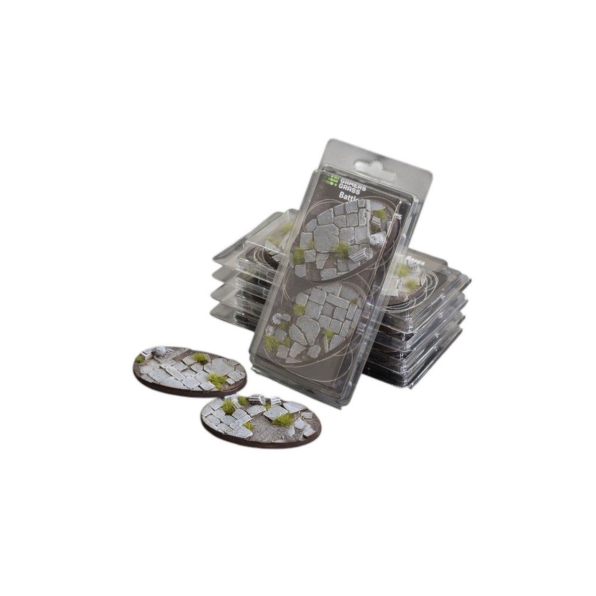 Gamers Grass - Battle Ready Bases - Temple - Oval 90mm (x2)