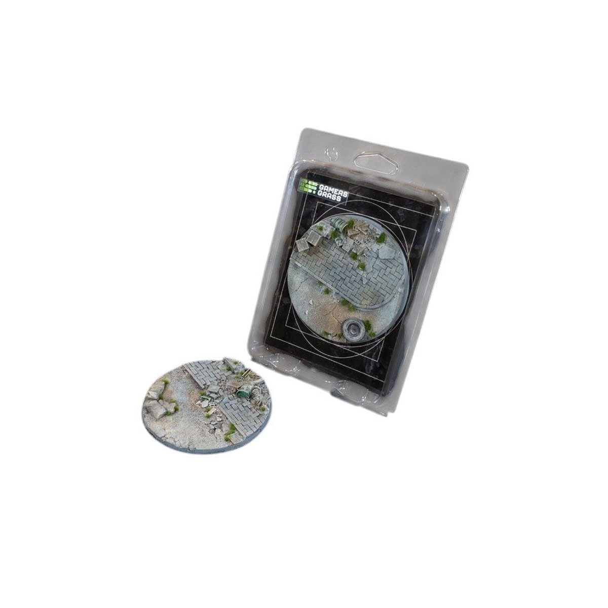 Gamers Grass - Battle Ready Bases - Urban Warfare - Round 100mm (x1)