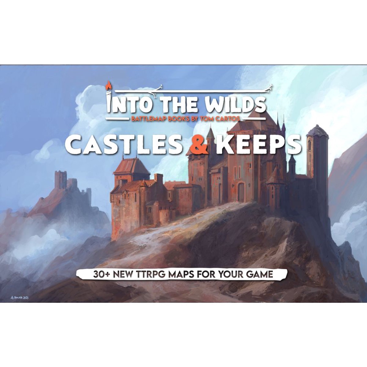 Hot Sale Into the Wilds Battlemap Books - Castles & Keeps