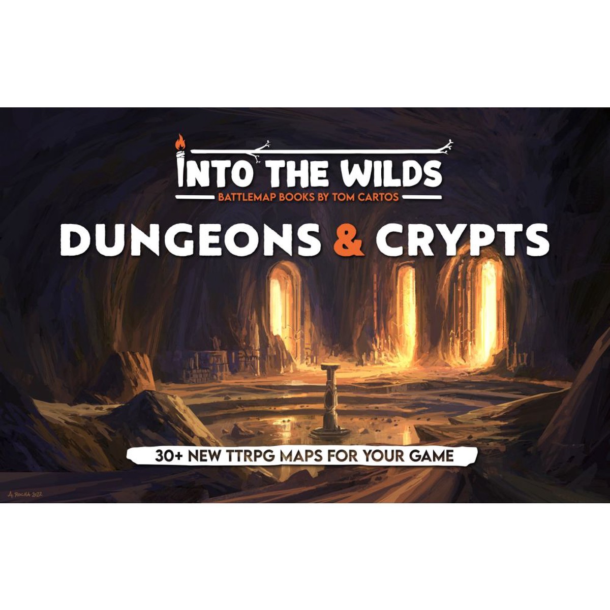 Into the Wilds Battlemap Books - Dungeons & Crypts