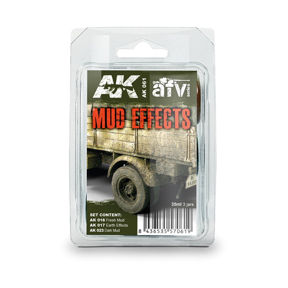 AK Interactive - Weathering Sets - Mud Set