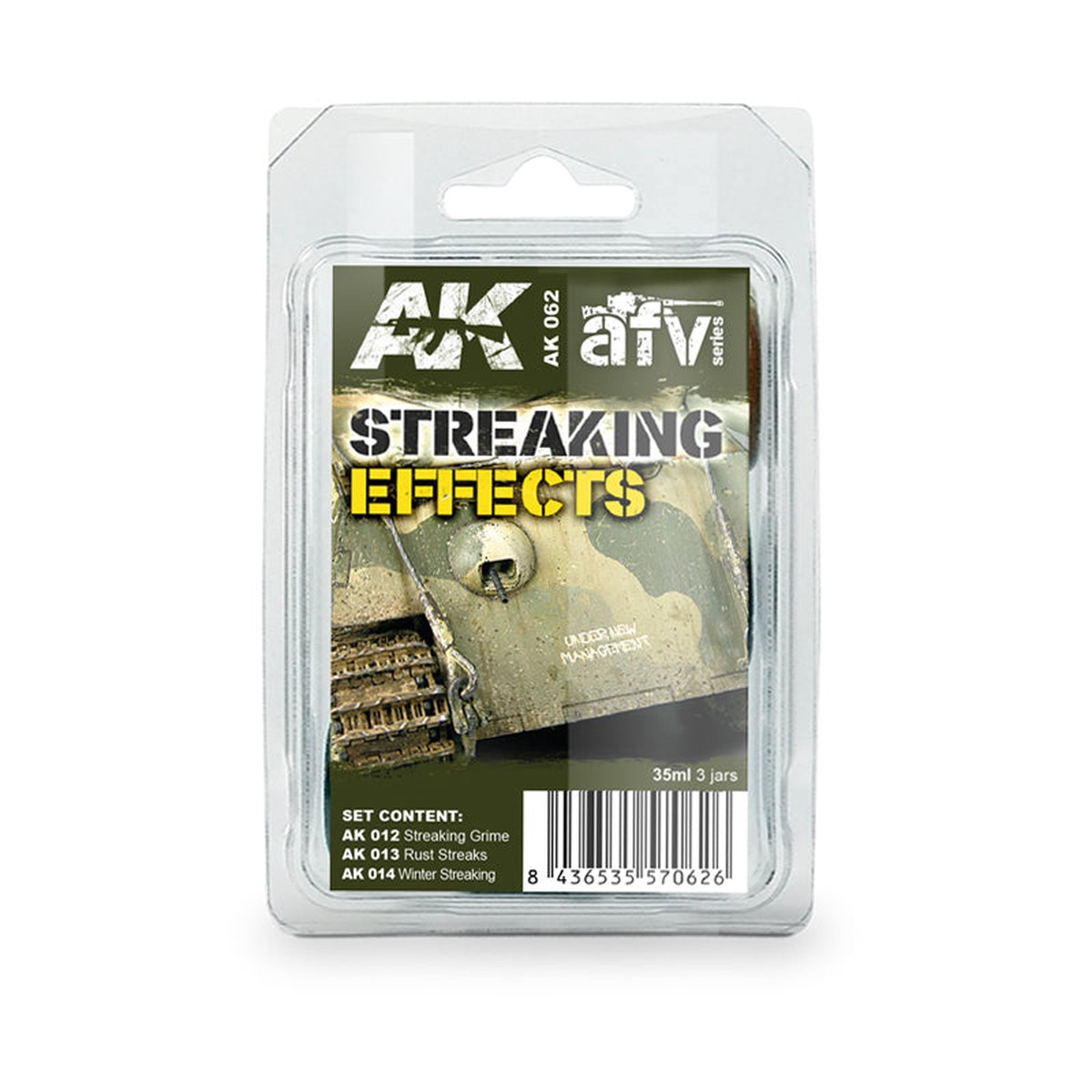 AK Interactive - Weathering Sets - Streaks Set