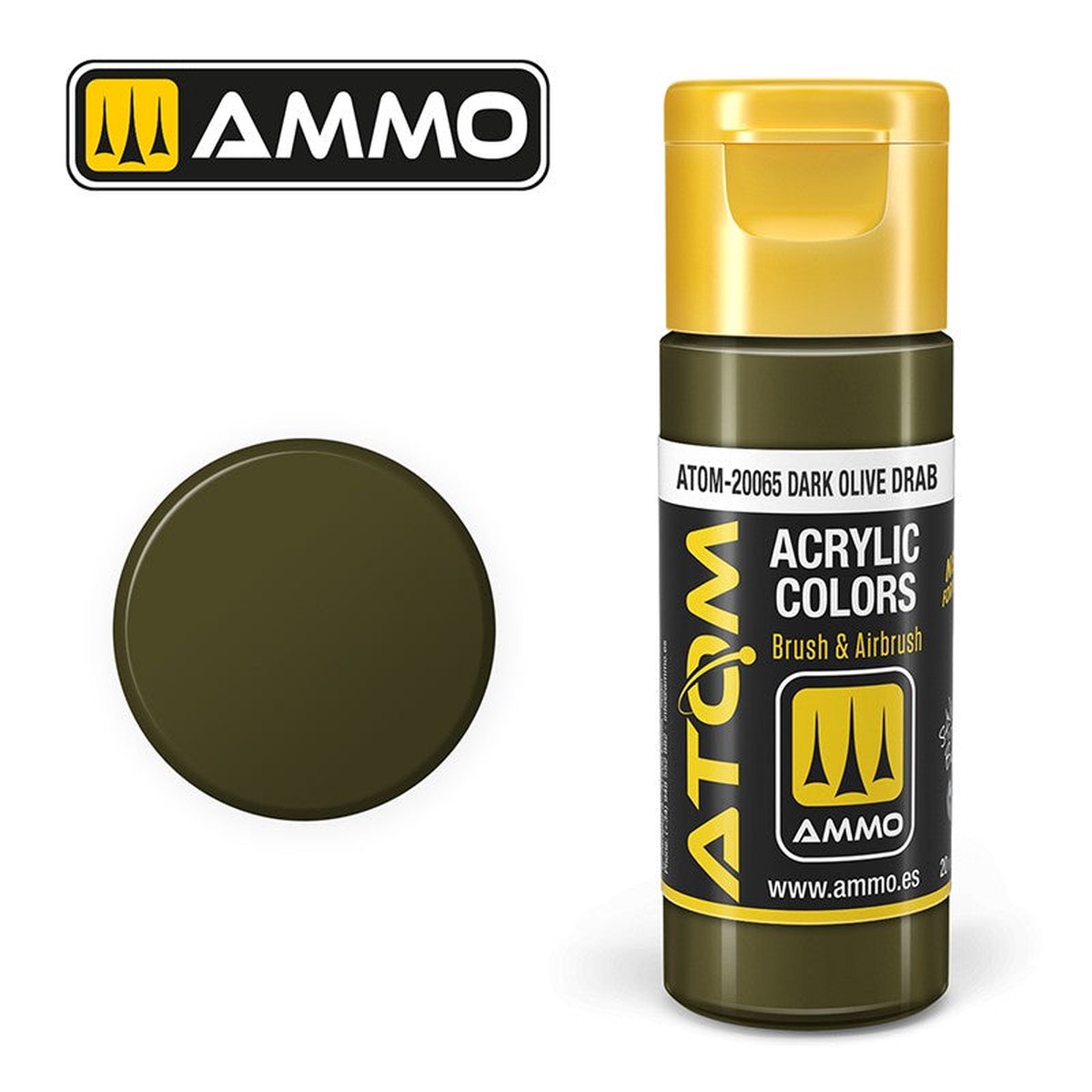 Ammo by MIG - Atom Color - Darl Olive Drab 20ml