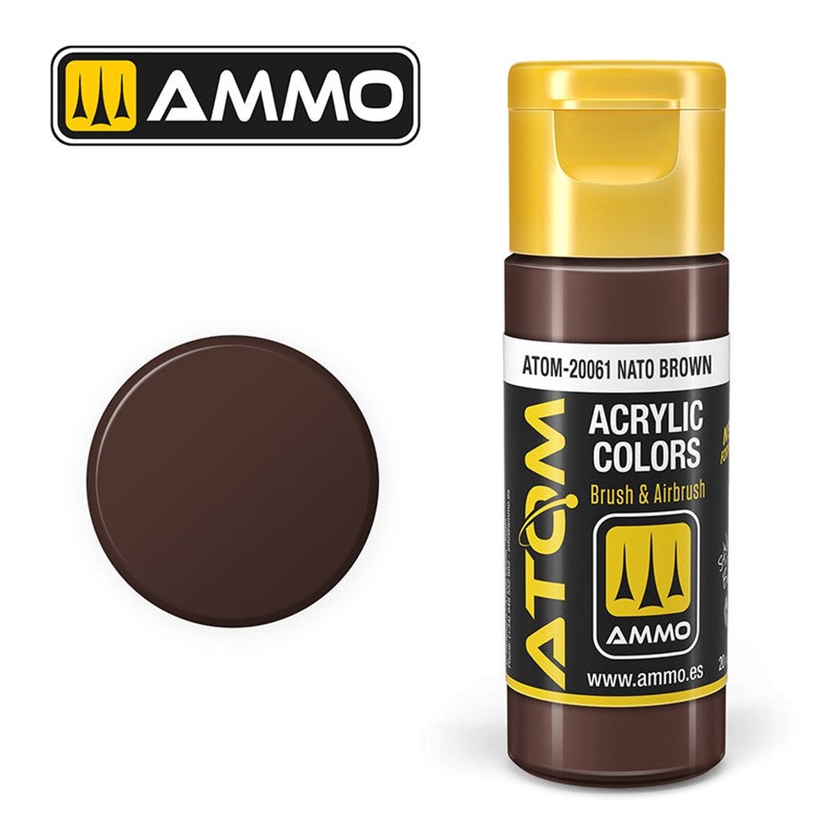 Ammo by MIG - Atom Color - Nato Brown 20ml