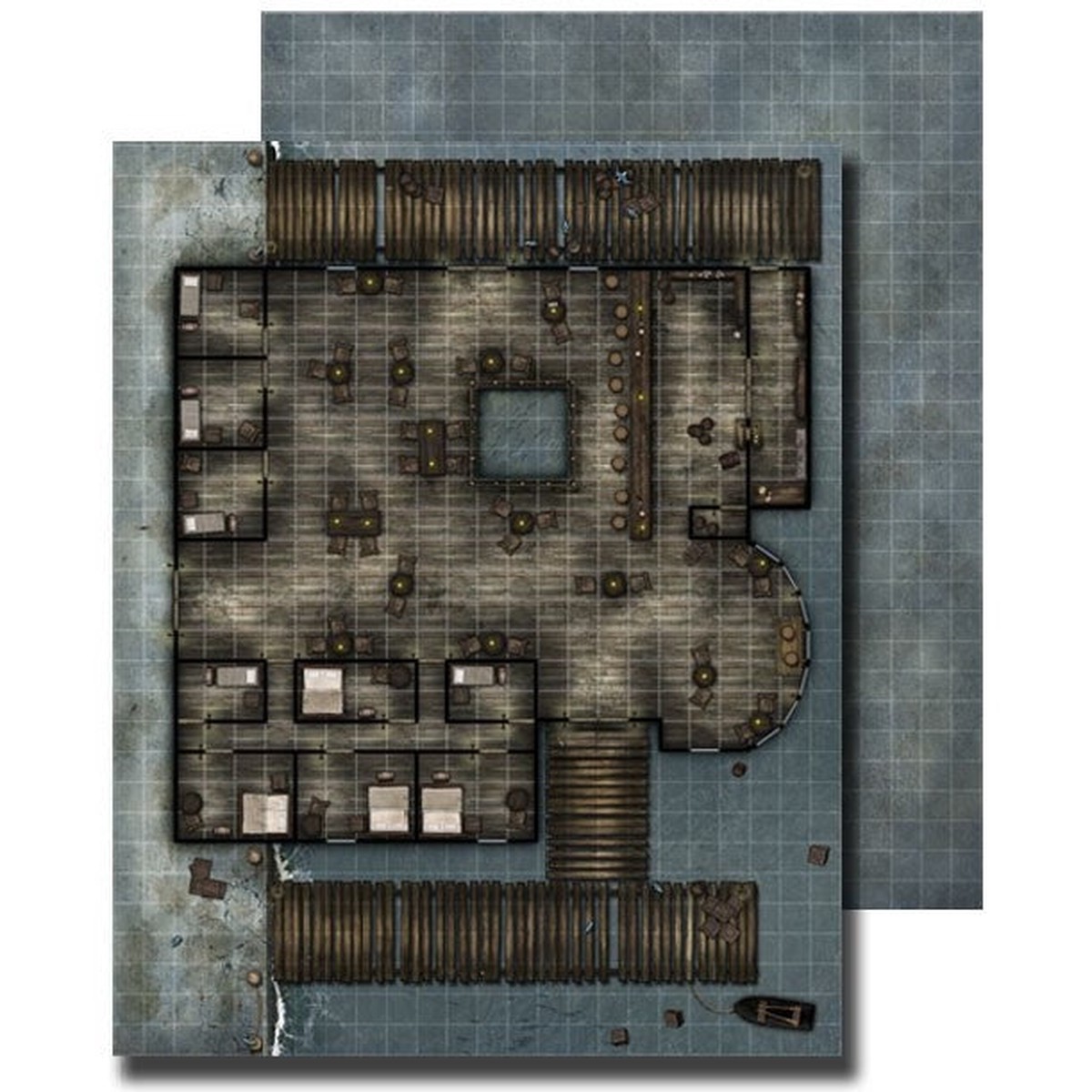 Pathfinder Accessories: Flip-Mat Classics: Waterfront Tavern