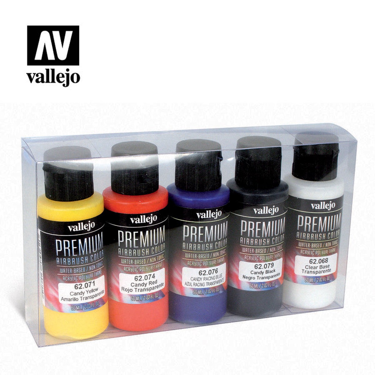 Vallejo - Premium Colour - Candy 5 Colour Set Old Formulation