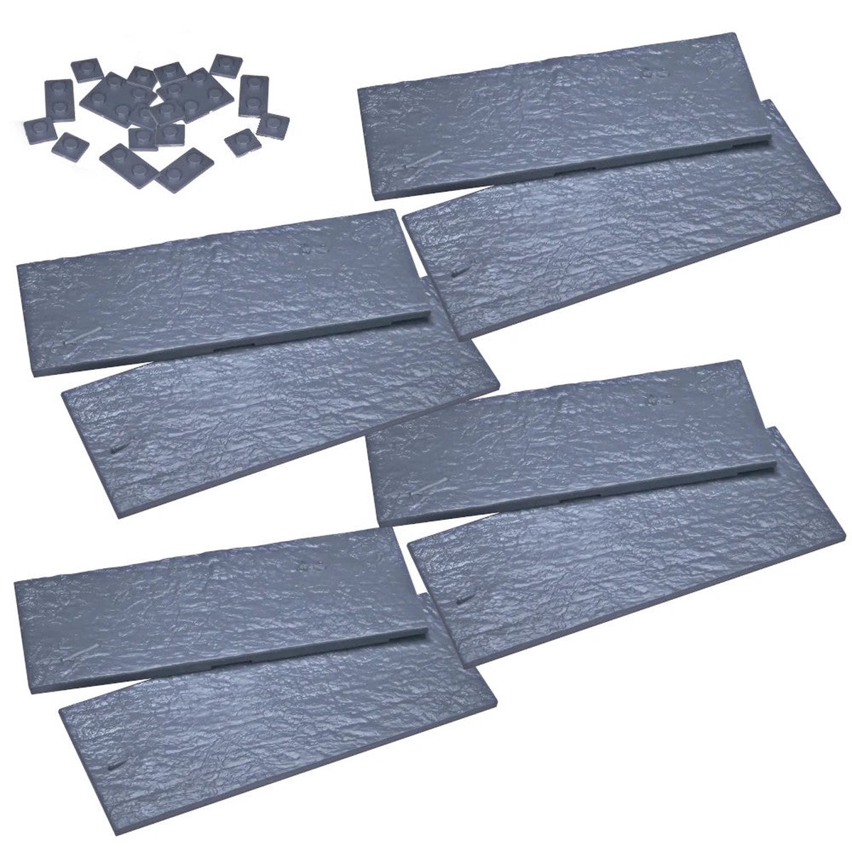 Kings of War - Modular Plastic Base Set (100x40) x 8 (4th Edition)
