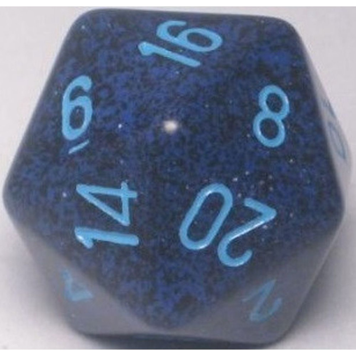 Speckled Cobalt 34mm d20 Dice