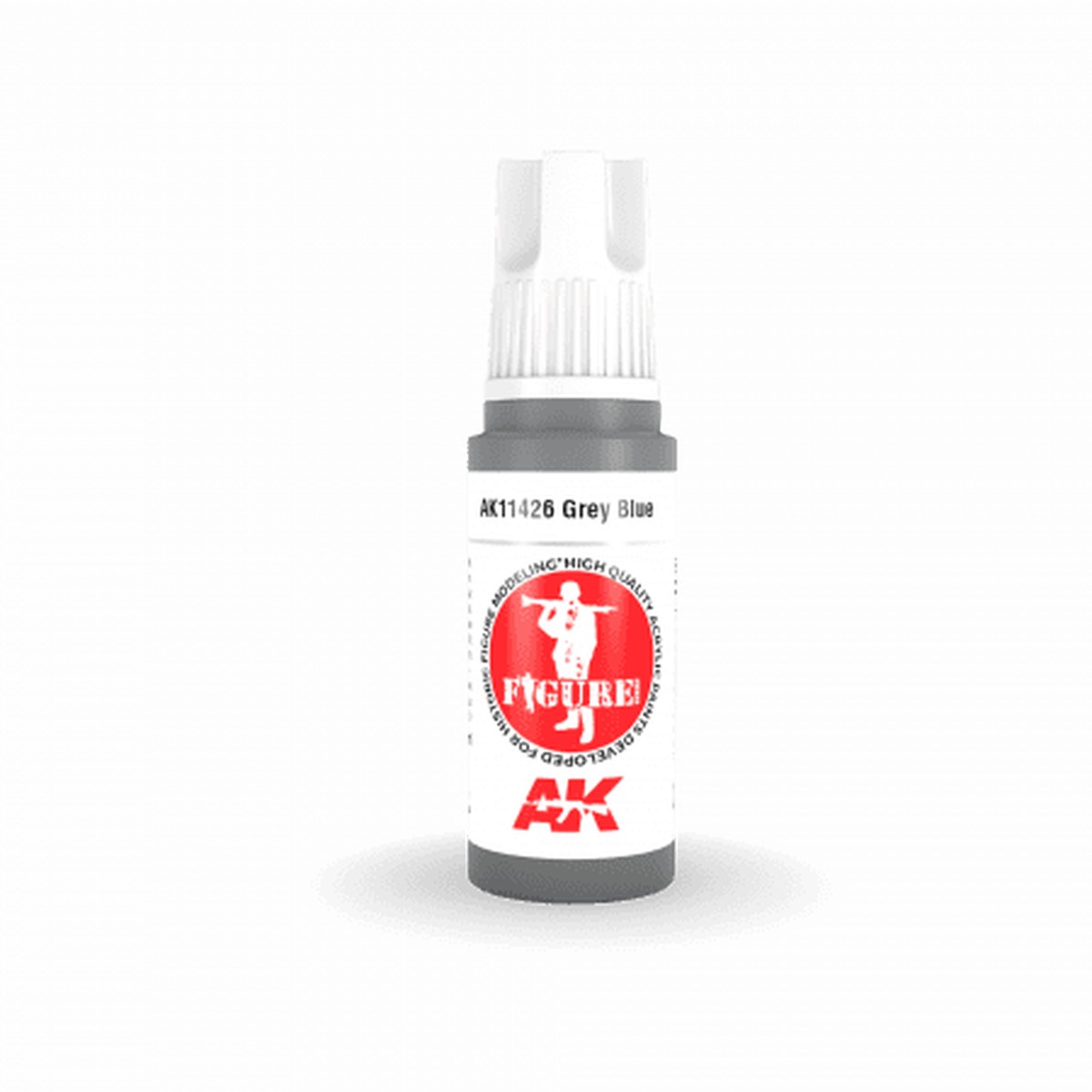 AK Interactive - 3 Gen Figures Acrylics - Grey Blue 17ml