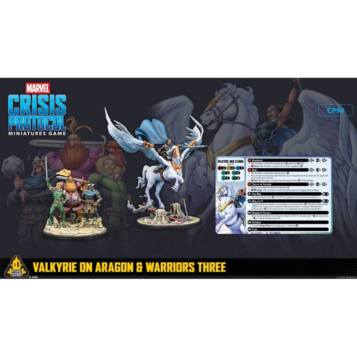 Marvel: Crisis Protocol - Valkyrie on Elendil & Warriors Three