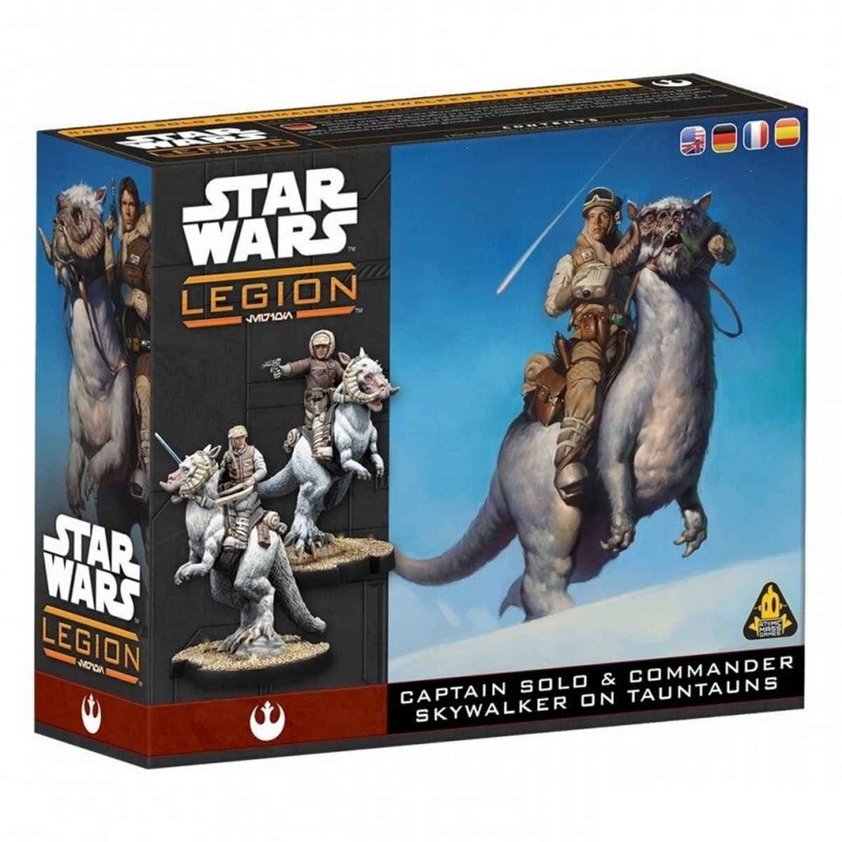 New Arrival Star Wars: Legion - Captain Solo & Commander Skywalker on Tauntuns