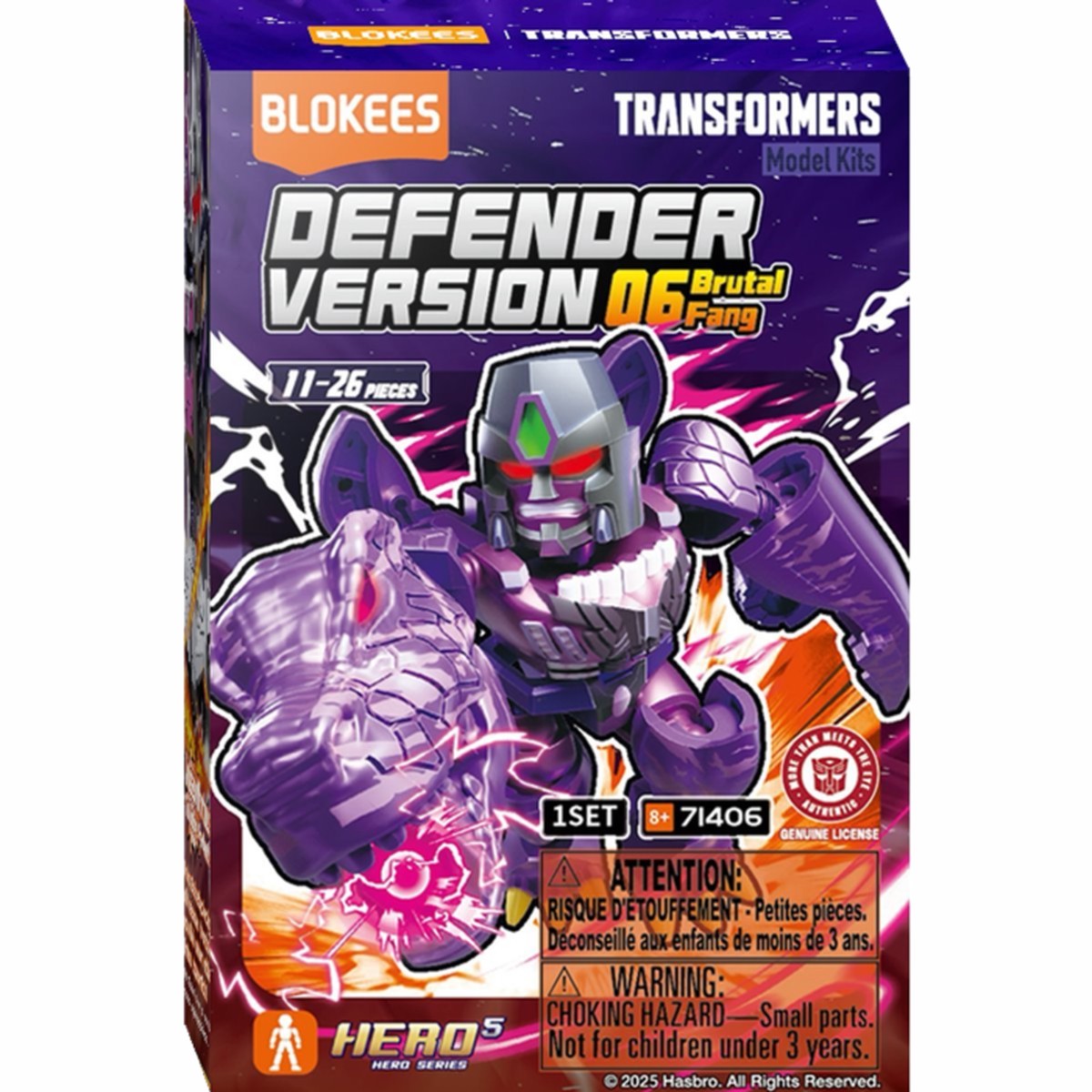 Transformers DV06 Brutal Fang (Blind Box) Blokees