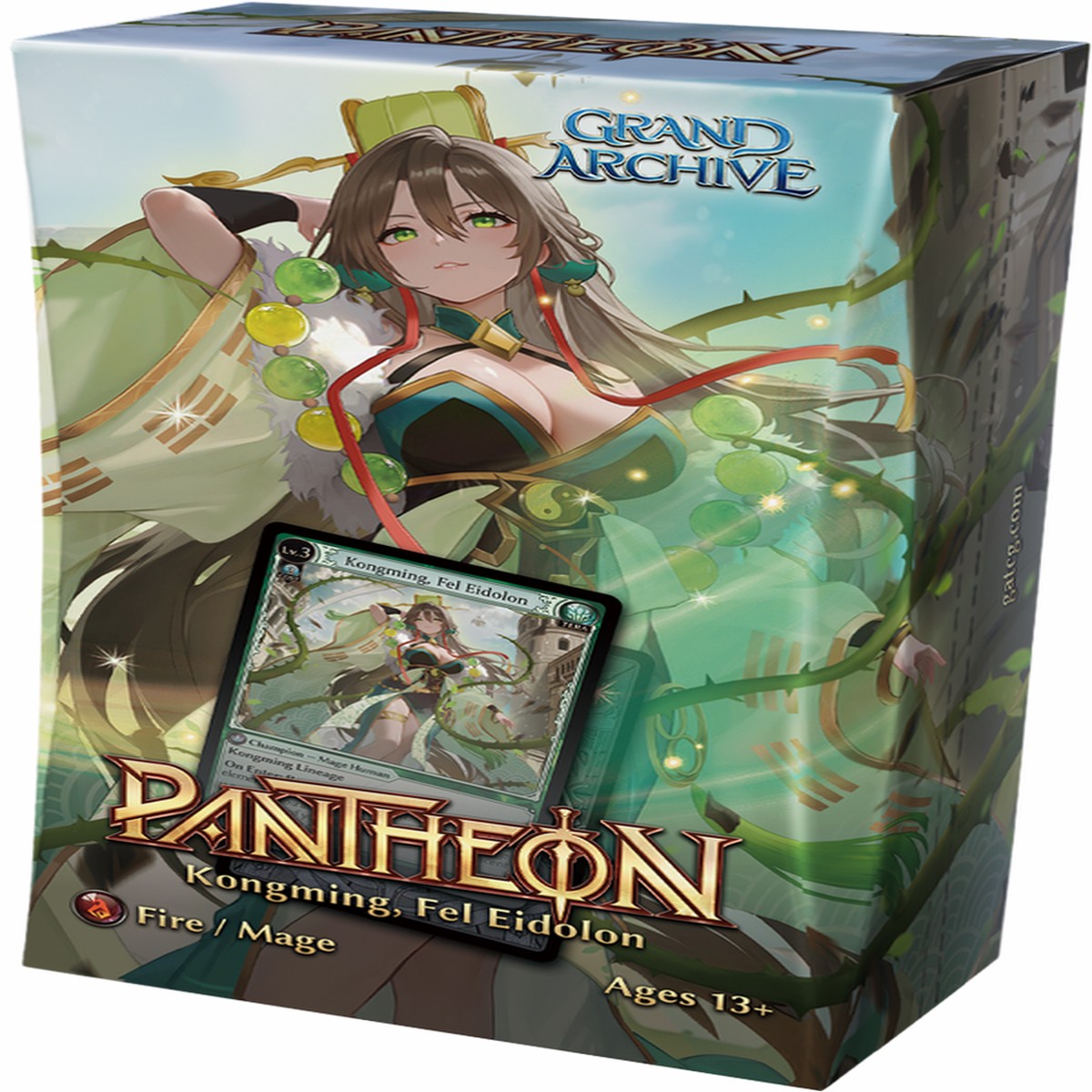 Grand Archive TCG: Radiant Origins Pantheon Deck - Arisanna, Kongming Fel Eidolon, Fire Mage