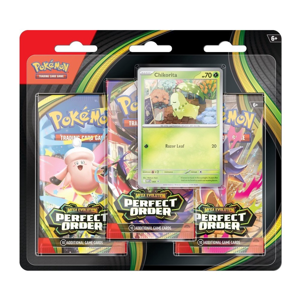 Pokemon TCG - Perfect Order Three Booster Blister