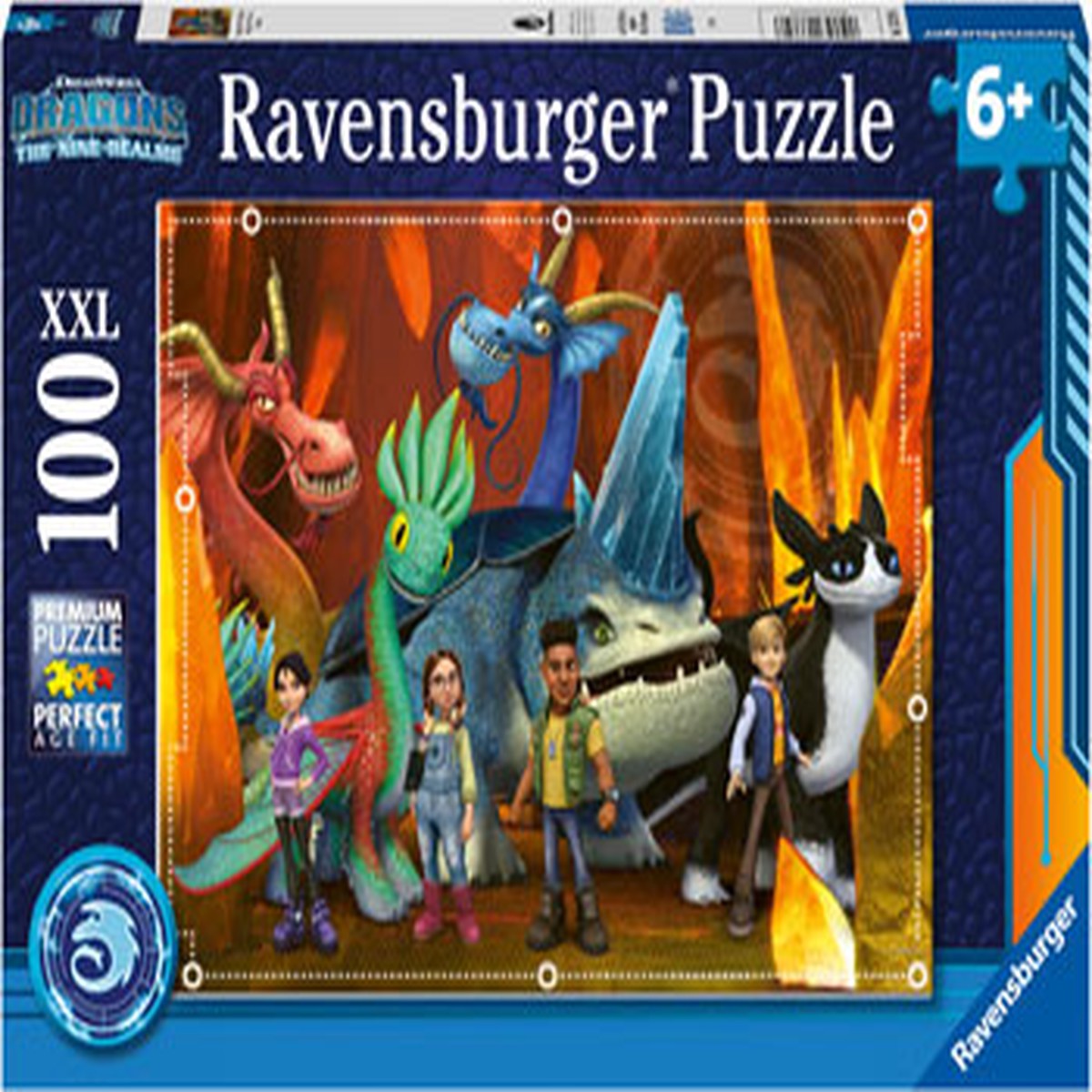 Ravensburger - How To Train Your Dragons Realms 100 Pieces